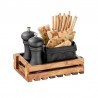 Cutie servire lemn Olive APS 25 x 18 x 6 cm 