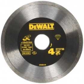 Disc diamantat pentru placi ceramice Dewalt DT3736, Taiere Gresie-Faianta, 125 x 22, 2 x 1, 6 mm