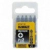 Set DeWalt DT7391T, 5 biti de torsiune, 50 mm, PZ-2 
