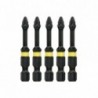 Set DeWalt DT7391T, 5 biti de torsiune, 50 mm, PZ-2 