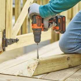 Masina de gaurit si insurubat, Black and Decker, BDCDD186, cu acumulator, 18 V