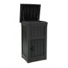 Dulap exterior curte, din plastic, pentru primirea coletelor, grafit, Keter, 53x62x112 cm, rezistent la intemperii, cu incuietoare suplimentara