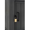 Dulap exterior curte, din plastic, pentru primirea coletelor, grafit, Keter, 53x62x112 cm, rezistent la intemperii, cu incuietoare suplimentara