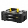 Cutie Depozitare 2 Sertare Stanley Fatmax FMST1-71969, TSTAK III, 44 x 17 x 31 cm 