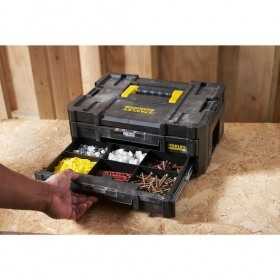 Cutie Depozitare 2 Sertare Stanley Fatmax FMST1-71969, TSTAK III, 44 x 17 x 31 cm