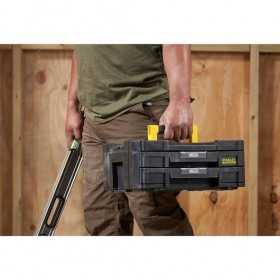 Cutie Depozitare 2 Sertare Stanley Fatmax FMST1-71969, TSTAK III, 44 x 17 x 31 cm