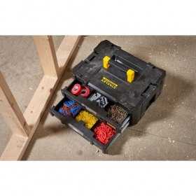 Cutie Depozitare 2 Sertare Stanley Fatmax FMST1-71969, TSTAK III, 44 x 17 x 31 cm