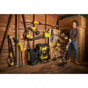 Trimmer Gard Viu Stanley Fatmax SFMCPH845M1, Cap reglabil, Lama 45 cm, Acc 4.0 Ah, Incarcator FastCharge 2 A
