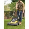 Masina De Tuns Iarba Stanley Fatmax SFMCMWS251B, 5 niveluri de taiere pe inaltime, Sac colector, Naked 