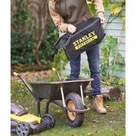 Masina De Tuns Iarba Stanley Fatmax SFMCMWS251B, 5 niveluri de taiere pe inaltime, Sac colector, Naked