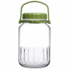 Borcan sticla cu capac verde Pasabahce Harvest 5 L 