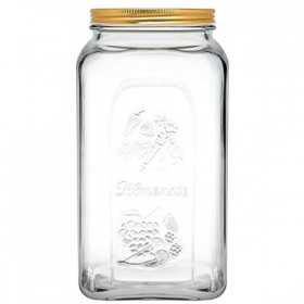 Borcan sticla cu capac metalic Pasabahce Homemade 3 L