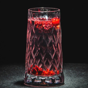 Set 4 pahare long drink Pasabahce Leafy 345 ml