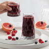 Set 4 pahare long drink Pasabahce Leafy 345 ml
