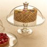 Platou servire cu picior si capac Pasabahce Patisserie 32 cm