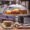 Platou servire cu picior si capac Pasabahce Patisserie 32 cm
