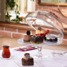 Platou servire cu picior si capac Pasabahce Patisserie 32 cm