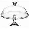 Platou servire cu picior si capac Pasabahce Patisserie 32 cm