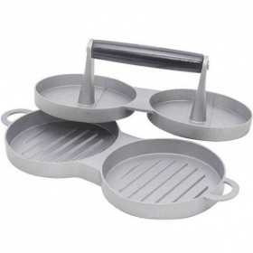 Presa dubla hamburger din aluminiu Char-Broil 140539