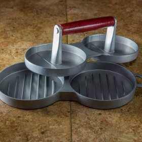 Presa dubla hamburger din aluminiu Char-Broil 140539
