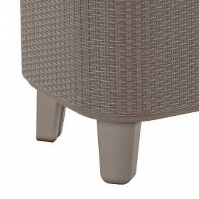 Mini bar gradina ratan cappuccino Keter Bevy Cool Bar