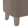 Mini bar gradina ratan cappuccino Keter Bevy Cool Bar