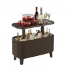 Mini bar gradina ratan cappuccino Keter Bevy Cool Bar