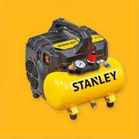 Compresor silent Stanley DST 100/8/6 fara ulei 1CP 8Bar 105l/min