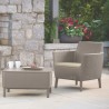 Set mobilier pentru terasa sau exterior, polipropilena, Keter Salemo, masa, canapea 2 locuri, 2 fotolii, culoare cappuccino, dimensiuni fotoliu 74x67x76 cm, masa 76x56x42 cm
