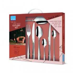 Set tacamuri inox 42 piese Amefa Ariane