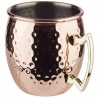 Cana inox cu maner aspect de cupru 500 ml APS Moscow 