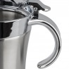 Sosiera izolata cu maner si capac din inox APS 19 x 12.5 x 13 cm 400 ml 