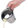 Sosiera izolata cu maner si capac din inox APS 19 x 12.5 x 13 cm 400 ml 