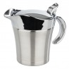 Sosiera izolata cu maner si capac din inox APS 19 x 12.5 x 13 cm 400 ml 