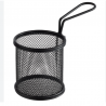 Cos inox negru cartofi prajiti APS 9 x 8.5 cm