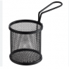 Cos inox negru cartofi prajiti APS 9 x 8.5 cm