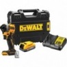 Masina de gaurit si insurubat, cu impact, DeWALT, DCF850E1T, cu acumulator,  18 V, 1.7AH, 0 - 3250 rpm 