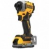 Masina de gaurit si insurubat, cu impact, DeWALT, DCF850E1T, cu acumulator,  18 V, 1.7AH, 0 - 3250 rpm 