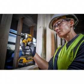 Masina de gaurit si insurubat, cu impact, DeWALT, DCF850E1T, cu acumulator,  18 V, 1.7AH, 0 - 3250 rpm