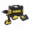Masina de gaurit si insurubat (Bormasina) DeWALT, DCD805H2T, cu acumulator, 18 V, 5AH,  34 Nm, 0 - 650 rpm 