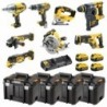 KIT 8 SCULE DeWalt DCK865P4T, 18V 