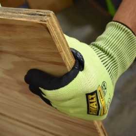 Manusi Profesionale DeWalt DPG855L, HI-VIS CUT D GRIP, Marime L