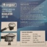 Kit regulator gaz quick on ButanGas Camping BG301-20, ORGAZ, Furtun 80 cm