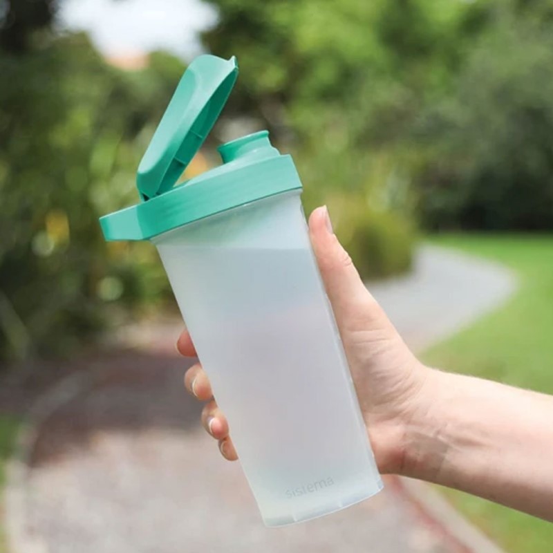 Shaker plastic diverse culori Sistema Active To Go 750 ml
