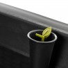 Ghiveci mare exterior, imitatie ratan, Keter Full Bloom, pentru gradina si terasa, maro, plastic, cu sistem irigare, rezistent UV, 120 L