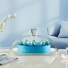 Platou servire rotund sticla cu capac Pasabahce Patisserie 32cm 