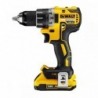 Bormasina cu acumulator DeWALT, DCD791D2, 18 V, 2AH, 70 Nm, 0 - 550 /  0 - 2000 rpm 