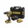 Bormasina cu acumulator DeWALT, DCD791D2, 18 V, 2AH, 70 Nm, 0 - 550 /  0 - 2000 rpm 