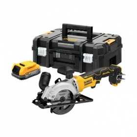 Fierastrau Circular Dewalt Compact, DCS571E1T, 18 V, XR, 115 mm,  1xPowerStack Compact