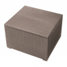 Set mobilier de terasa, imitatie ratan, Keter Elodie, pentru gradina sau foisor, cu masuta depozitare, 1 canapea, 2 fotolii, 4 locuri, culoare cappuccino, rezistent UV 